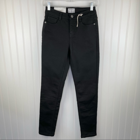 Acne Studios New Skin 5 Used Black Jeans Size 28 / 32 - Picture 2 of 12